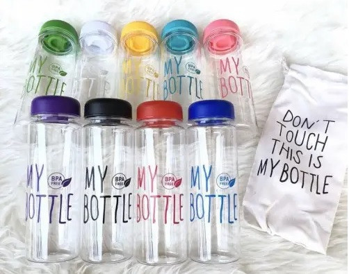 Бутилка для води My Bottle 500 мл. в чохлі / різні кольори / 421 Дніпро - фото 2