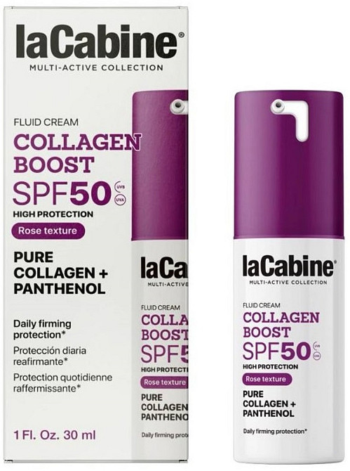 Сонцезахисний крем-флюїд із колагеном Collagen Boost SPF50 Fluid Cream LaCabine, 30 мл Дніпро - фото 2