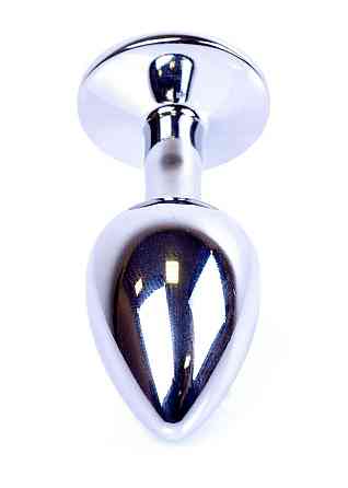 Анальна пробка - Jewellery Silver Plug - Black Sex Aura Київ