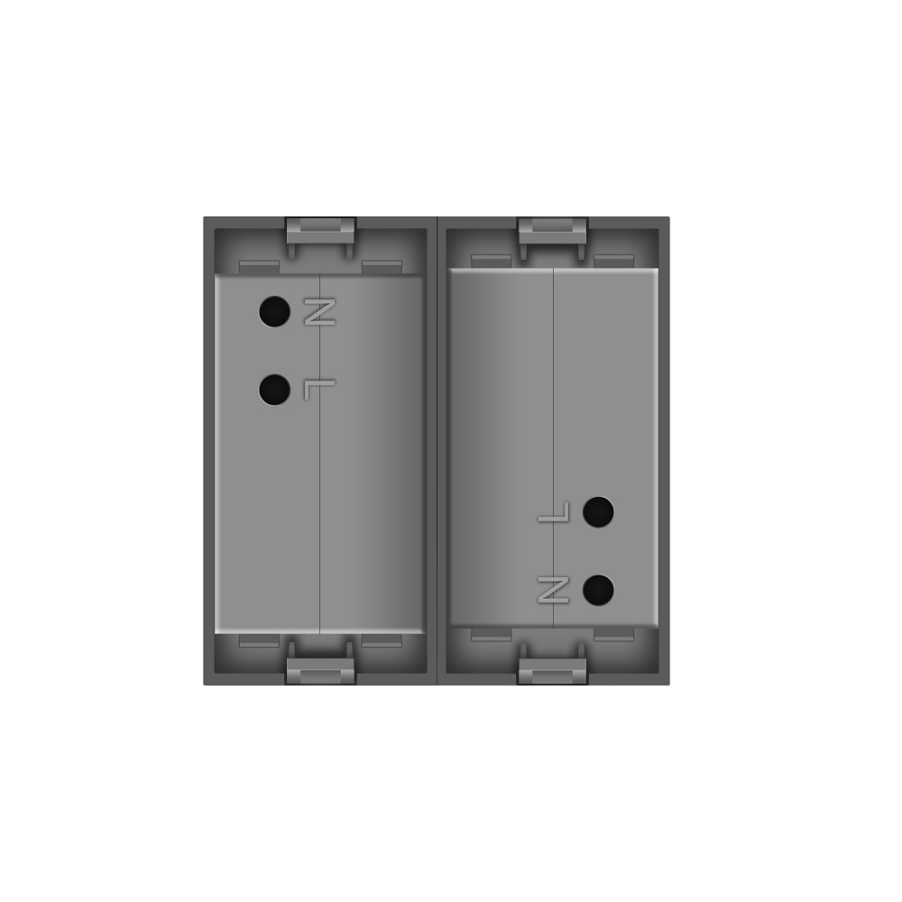 Подвійна розетка USB LIVOLO сіра, з блоком живлення 2×USB-A 5V/2.1A, 2×10Вт, модуль (VL-FCUA-2IP) Коломыя - изображение 6