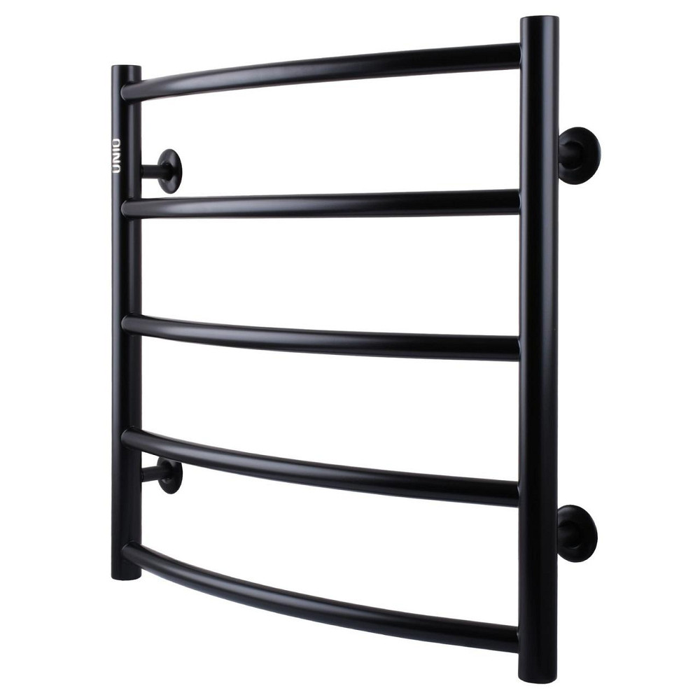 Полотенцесушитель UNIO LD W 500-500-5 BLK Лесенка Дуга вода черная (000021613) Киев - изображение 2