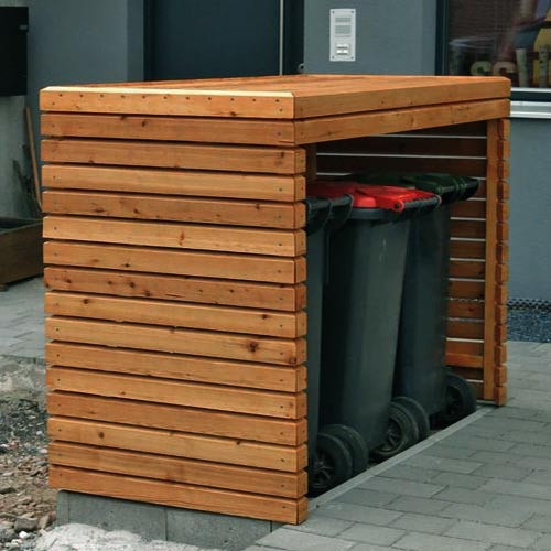 Бокс для мусорного бака 