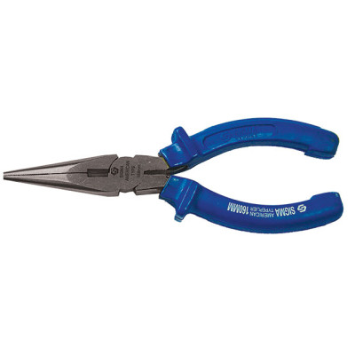 Плоскогубцы Sigma длинногубцы прямые 200мм синие (4357201) (4357201) Винница - изображение 1