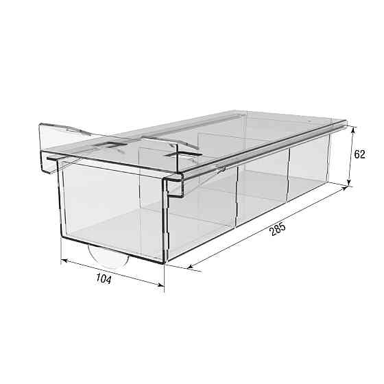 Підвісний висувний ящик EKOSTAR 3 комірки 104х285х62 Київ