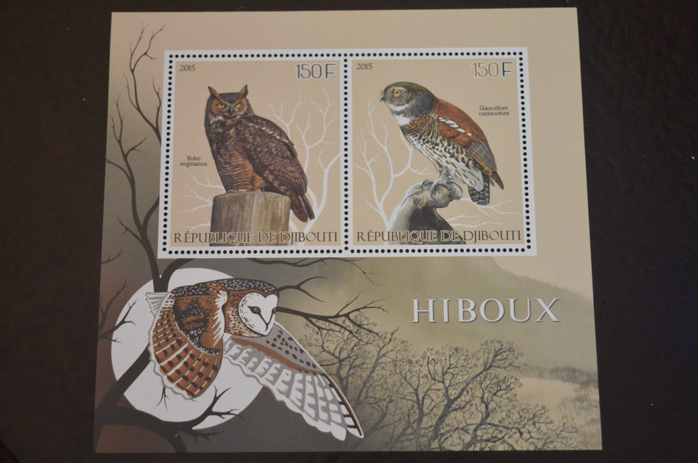 Джибути. Фауна. Блок. 2015 рік (В-6) Полтава - фото 1