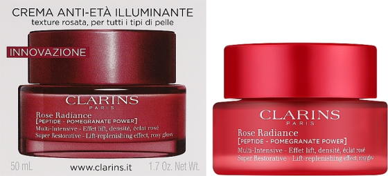 Відновлювальний крем для обличчя Clarins Rose Radiance Peptide Pomegrante Power Multi-Intensive 50ml Слов'янськ