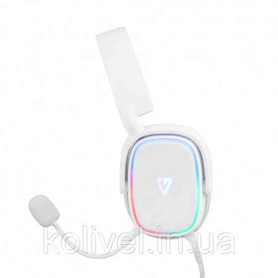Ігрова гарнітура Modecom Volcano RGB Prometheus 7.1 White USB (S-MC-899-PROMETHEUS-200) Киев