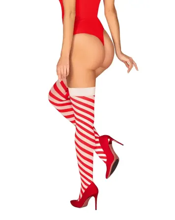 Панчохи Obsessive Kissmas stockings S/M Львов