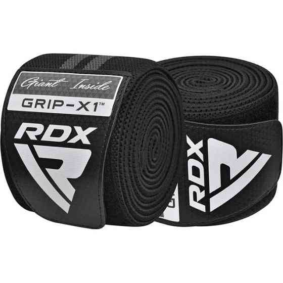 Бинти на коліна RDX KR11 GYM Knee Wrap Black/Grey Каменское