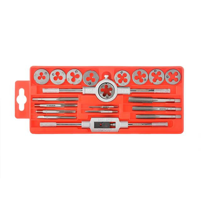 Набор плашек и метчиков, 20 ед., M3-M12 INTERTOOL SD-8020 Киев - изображение 3