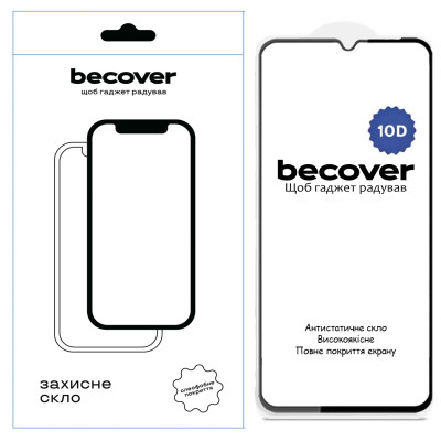 Стекло защитное BeCover Xiaomi Redmi 14C 4G / Poco C75 10D Black (712720) Винница - изображение 1
