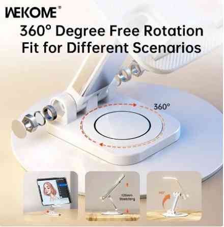 Настільний тримач WEKOME для телефону, планшета універсальний, складний поворонтий Коломыя