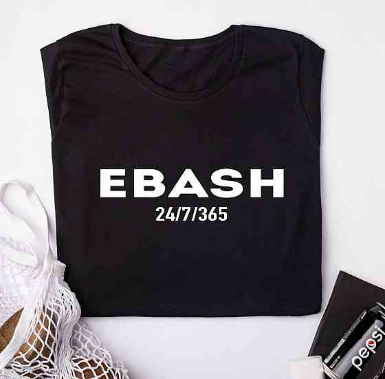 Мужская\Женская футболка EBASH 24\7\365 Черновцы