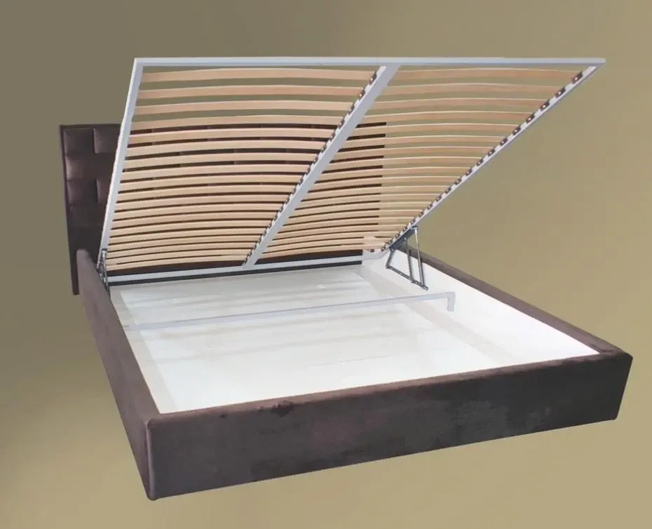 Кровать BNB Littorio Premium 90 х 200 см Simple С дополнительной металлической цельносварной рамой Коричневый Киев - изображение 4