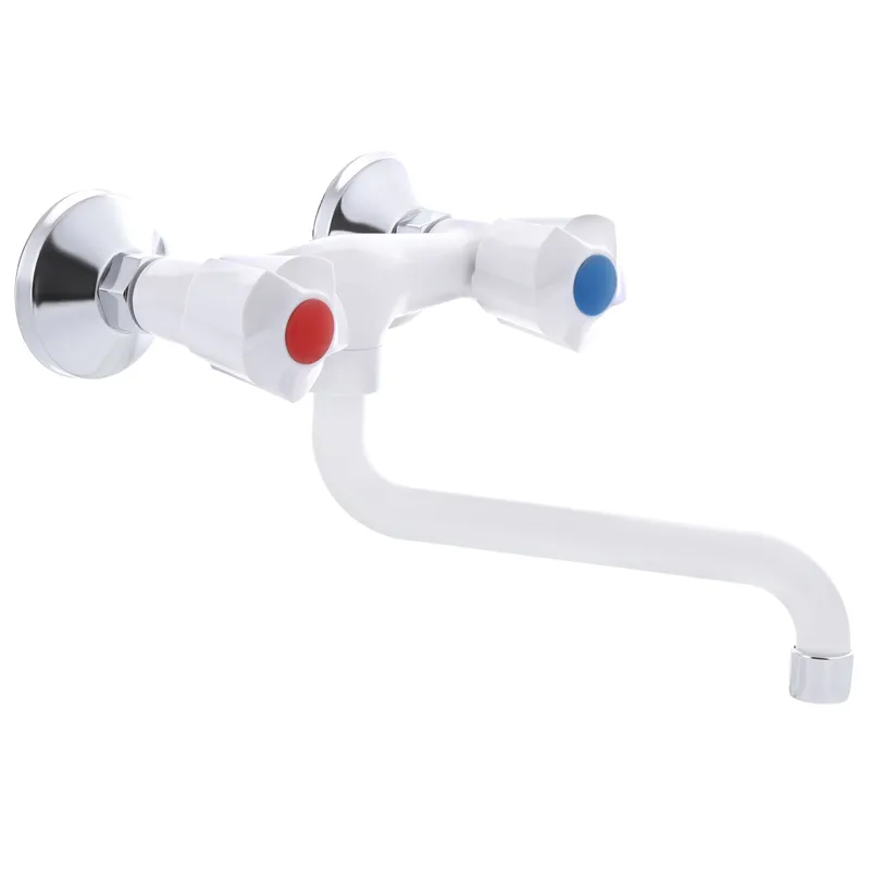 Кухонний змішувач Plamix AMA-361 Білий без підводки PM0582 Харків - фото 1