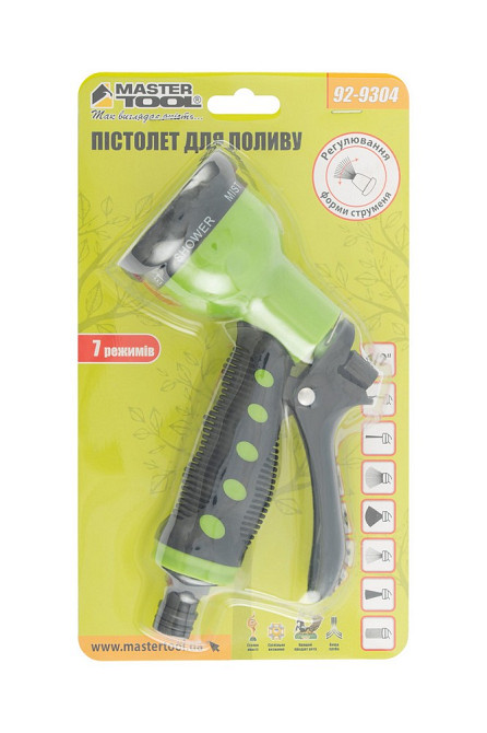 MASTERTOOL Пістолет для поливу MASTERTOOL SOFT LINE ½" 7 режимів TPR покриття 92-9304 Коломыя - изображение 8