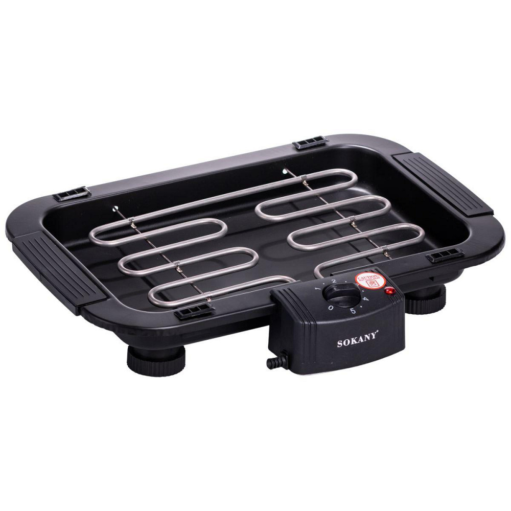 Электрогриль  с термостатом 2000 Вт Sokany SK-273BG Киев - изображение 2