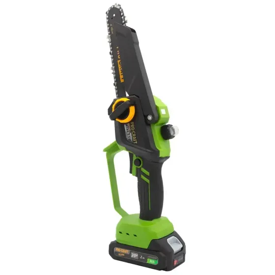 Мини пила с двумя аккумуляторами в кейсе Procraft PKA46,Безщеточная минипила 2 Шины и Цепочка, Менее цепная пила Львов