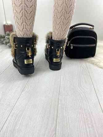 ITTS Угги жіночі ITTS чорні натуральна шкіра 36р. (1656) Коломыя