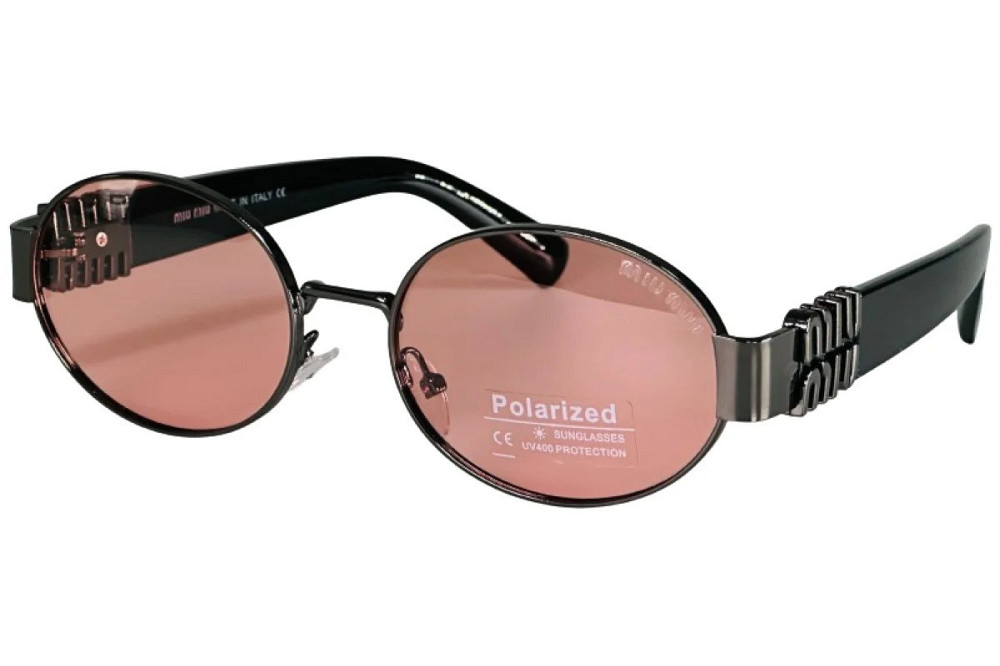 Фотохромні окуляри MIU MIU з захистом від ультрафіолетового випромінювання UV400 рожеві лінзи Луцьк - фото 1