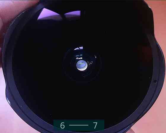 Объектив: Canon Fisheye EF 15mm. F/2.8. Харьков
