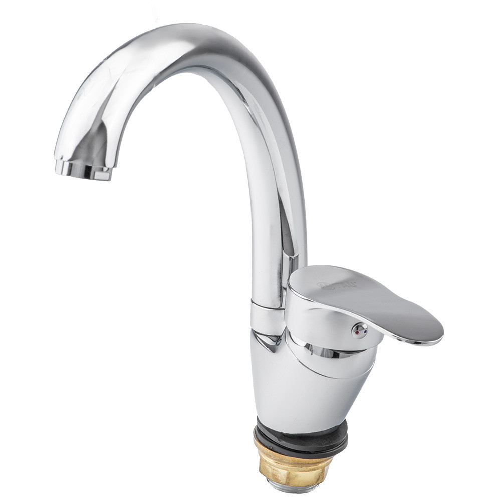 Смеситель s07 Ø40 для кухни гусак ухо на гайке TAU SE-4B145C (9807150) Киев - изображение 3
