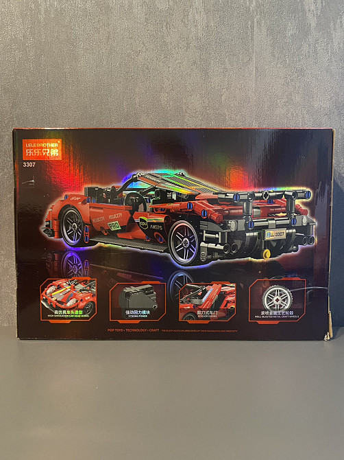 Конструктор Lele Brother Ferrari 488 GTE, 513 деталей совместимый с lego лего Киев - изображение 6