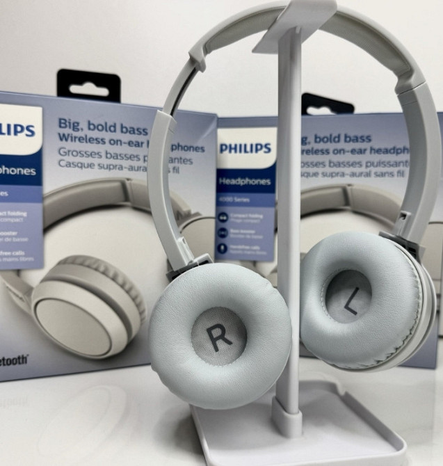 Нові Навушники Philips TAH4205WT Wireless Mic White Київ - фото 7