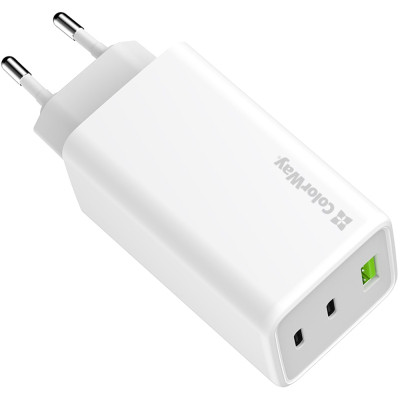 Зарядний пристрій ColorWay C101B GaN Mini 100W PD PPS 2xUSB-C + USB-A white (CW-CHS061PD-WT) Вінниця - фото 10