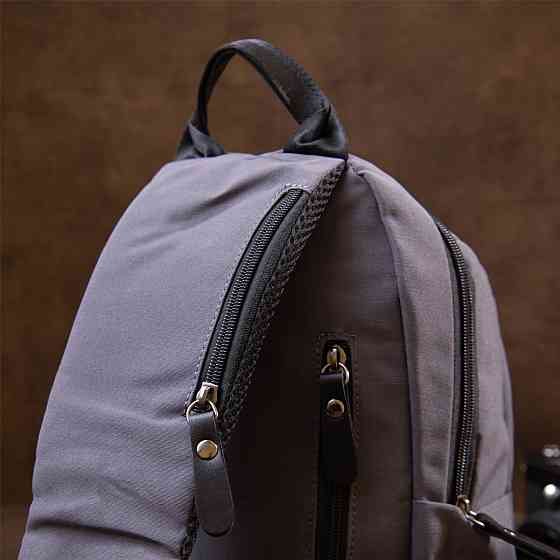 Сумка через плече нейлон Vintage 20630 Сіра Київ