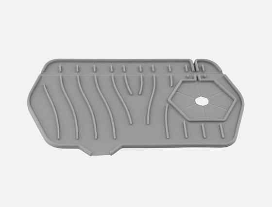 RB4 силіконовий килим для мийки сірий VALESO 24*15 Коломыя