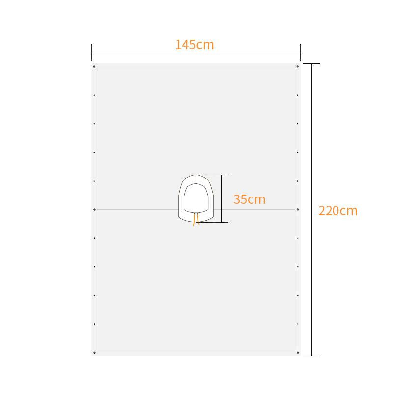 Пончо белый камуфляж мультикам зима накидка дождевик тент укрытие Одесса - изображение 3