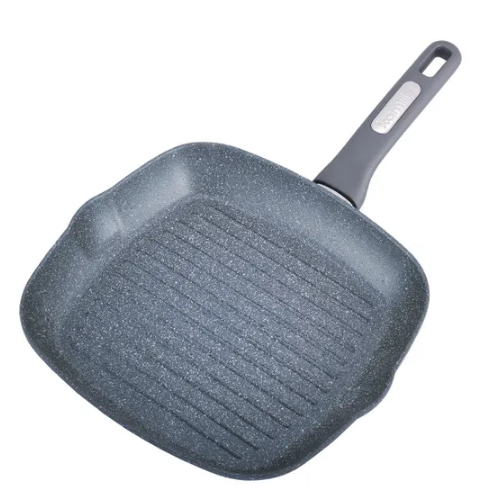 Сковорідка-гриль d28см алюміній а/п Granite 4278GR KAMILLE Житомир - фото 1