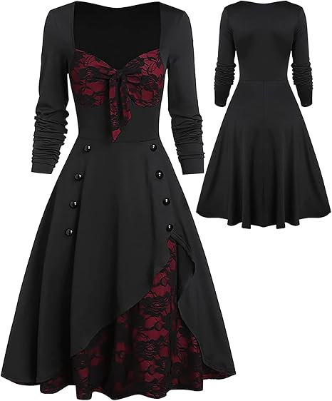 Жіноча готична сукня S 27457 Луцк - изображение 1