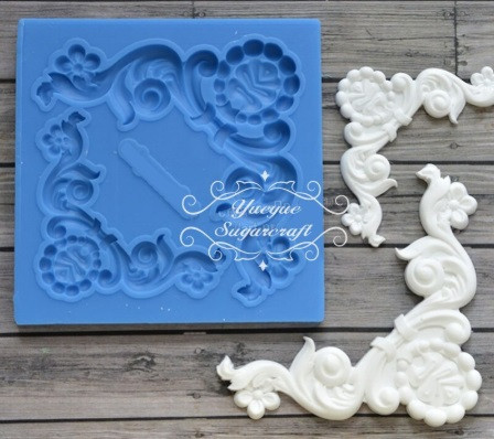 Молд силиконовый Абстракция 80 на 80 мм серый Киев - изображение 2