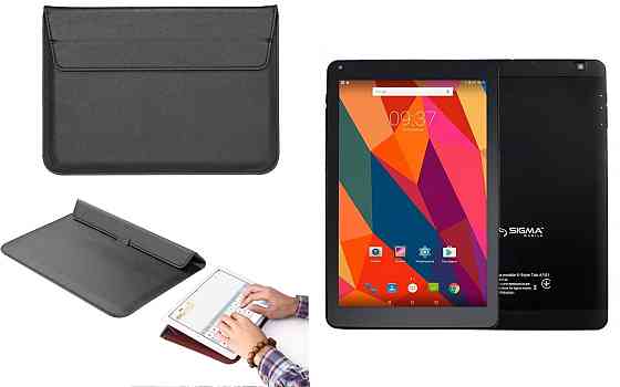 Чохол-конверт VitoCase для Sigma mobile Tab A102, A103, A104, з функцією підставки для планшета Чорний Київ