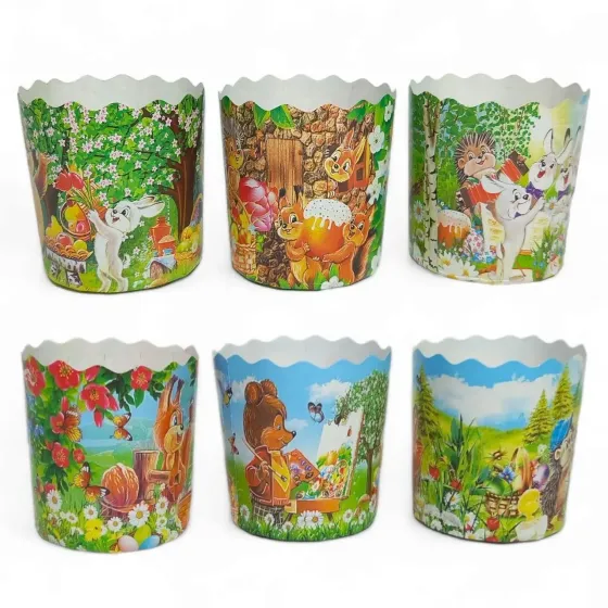 Форма для пасок d110*h85 Дитячі казки 50 шт(0224517700) Харків