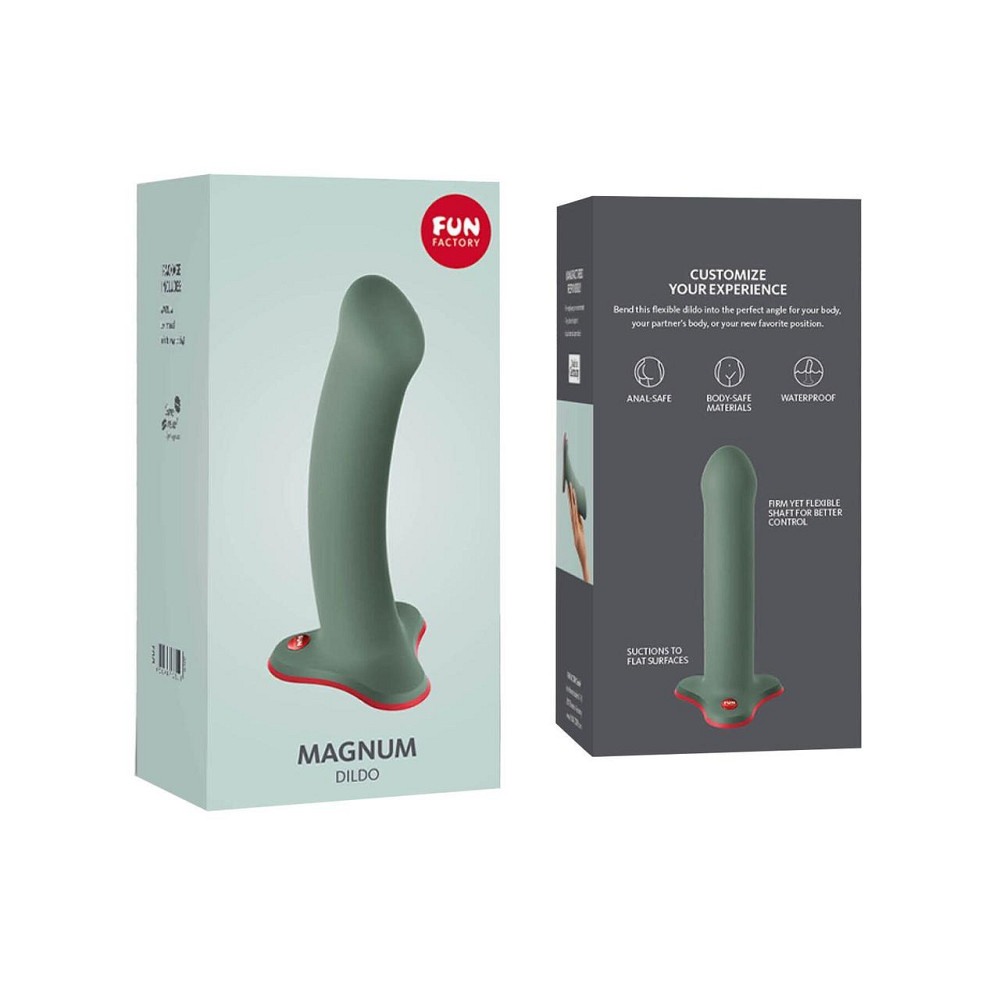 Фалоімітатор Fun Factory MAGNUM, оливковий (м'яте паковання!!!) Sex Aura Київ - фото 7