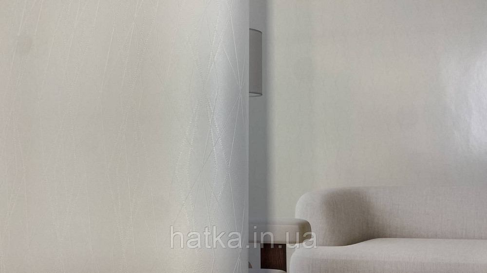 Шпалери метрові вінілові на флізеліні A.S.Creation Elite of Shades1.06x10 геометрія смужки фігури білий 78654-1 Київ - фото 1