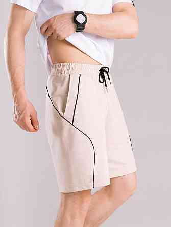 Бежеві літні шорти для чоловіків. Повсякденні шорти чоловічі Pobedov Shape Київ