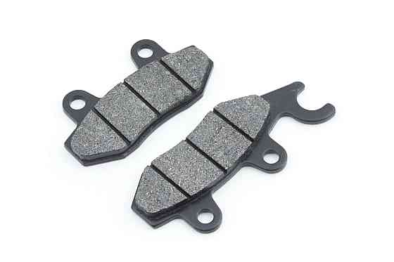 Колодки гальмівні (диск) скутер 4 Т китай 50-150 (Рейс/скутер Шторм, вухо вліво, чорні) Мукачево