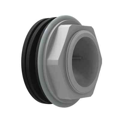 Ємність для води Вігер вертикальна харчова 1000 л вузька, кришка з клапаном біла (13230) Вінниця