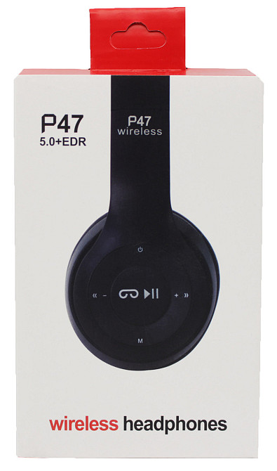 Наушники беспроводные P47 с Bluetooth, MP3 и FM Днепр - изображение 1