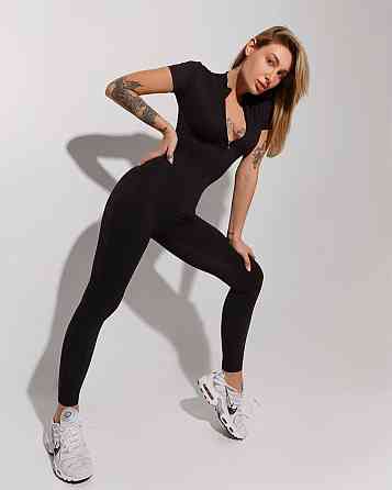 Женский стильный повседневный летний комбинезон из микродайвинга Одесса