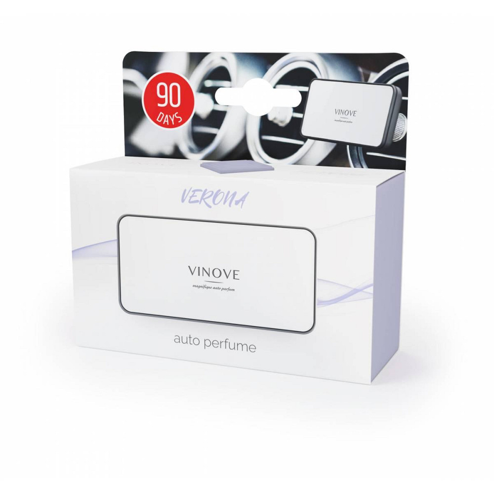 Ароматизатор для автомобиля VINOVE Verona V01-18 Original — изысканный цветочно-фруктовый аромат с нотами ириса, яблока и мускуса Ковель - изображение 1