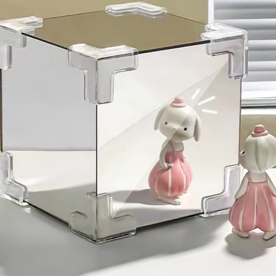 Ночник Бесконечные тюльпаны (10×10см, 20 тюльпанов), от батареек, Фиолетовый / Набор Сделай сам Киев