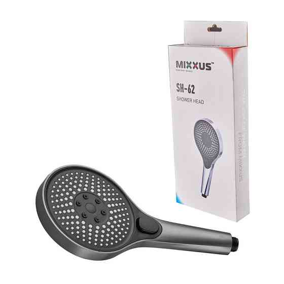 Лійка для душу Mixxus SH-62 GRAPHITE 3 функції (Колір графіт) (MI8300) ( 27189 ) Харьков