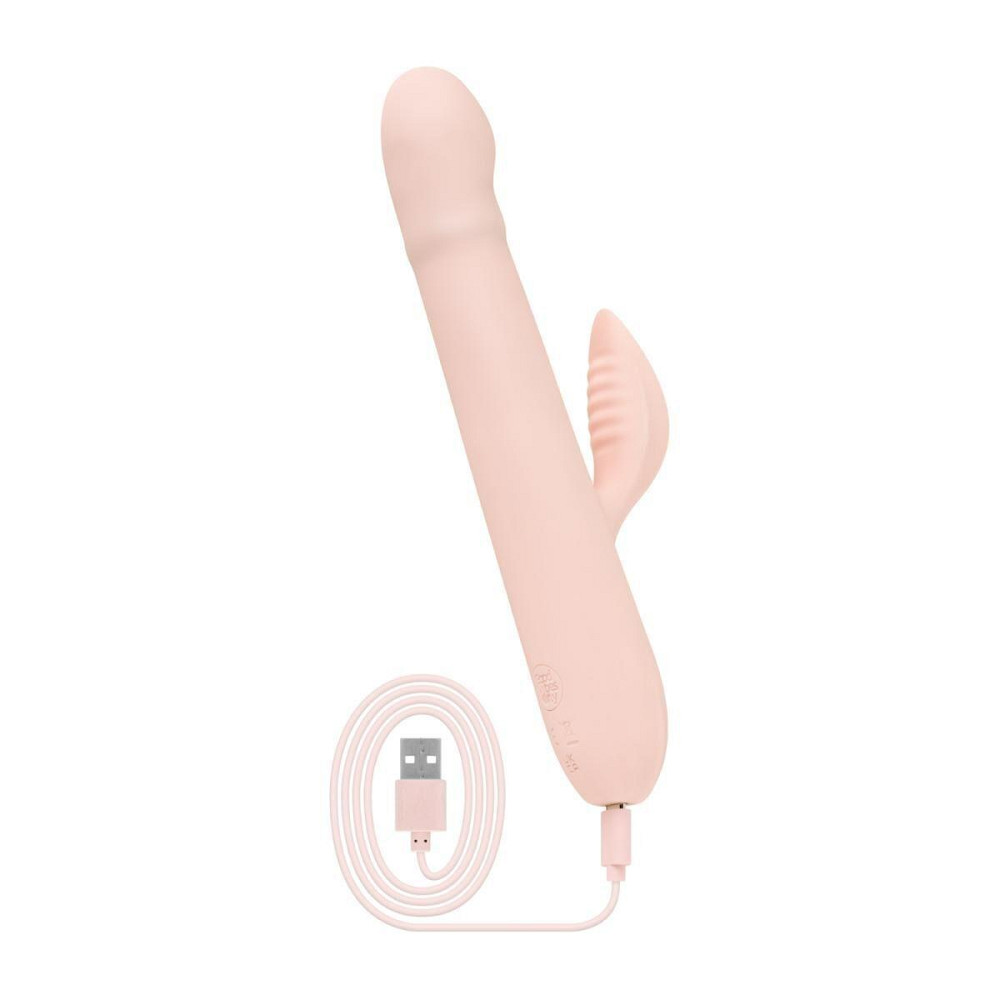 Вібратор-кролик Good Vibes Only - SHAI Thrusting Vibrator Soft Silicone - Pink Sex Aura Київ - фото 5