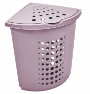 Кошик для білизни 45л кутовий фрезія Алеана Житомир - фото 1