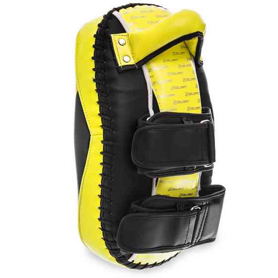 Пады для тайского бокса Тай-пэды ZELART BO-1426 размер 32x19x8 см лимонный-чёрный Киев